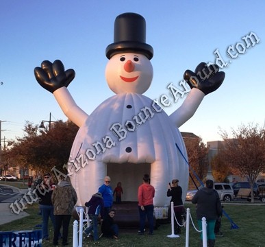 Inflatable Snowman Bounce House Rental Scottsdale Arizona